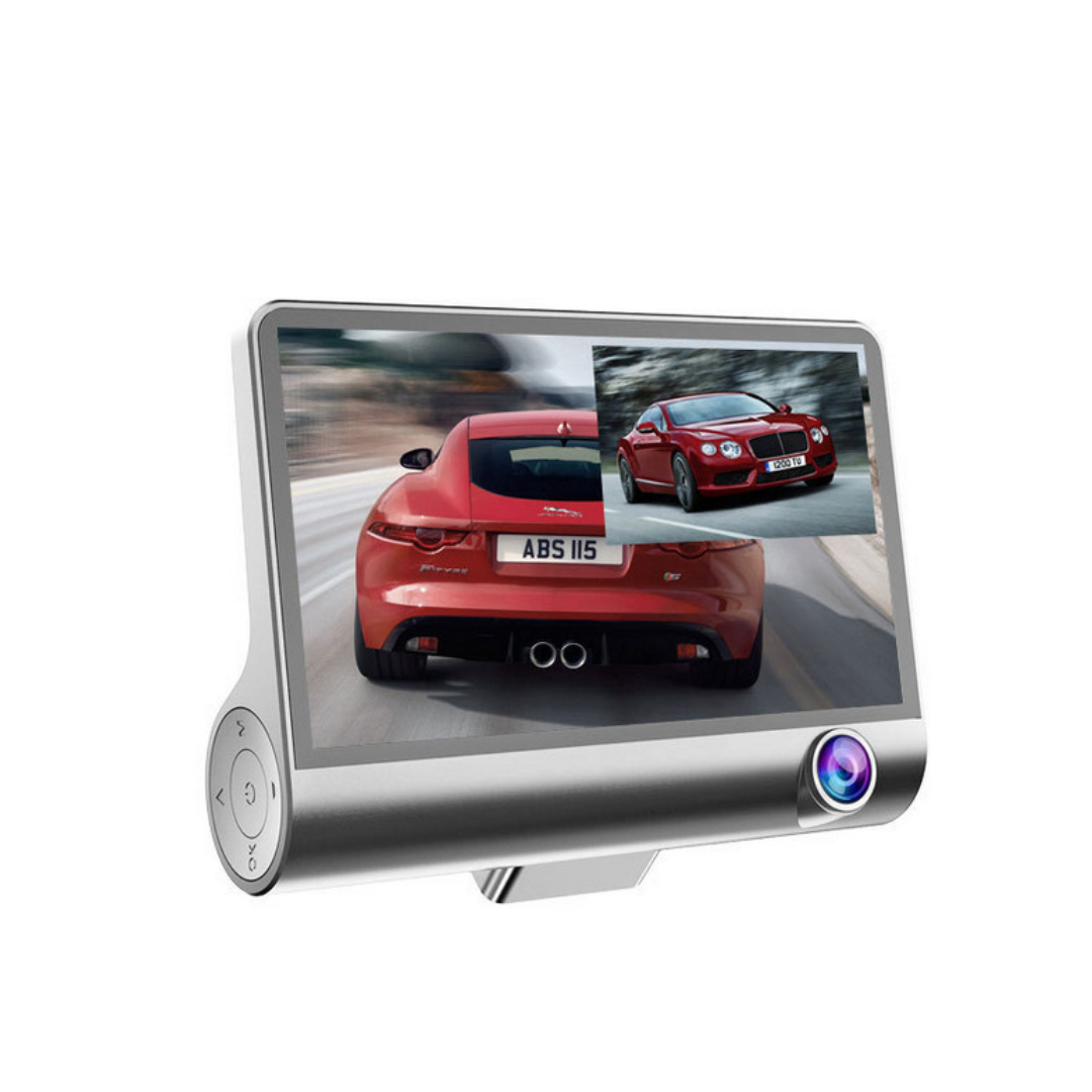 Dashcam Cachée 3 Objectifs – Enregistreur Voiture Avant/Arrière/Intérieur, 4K, Vision Nocturne – Image 5