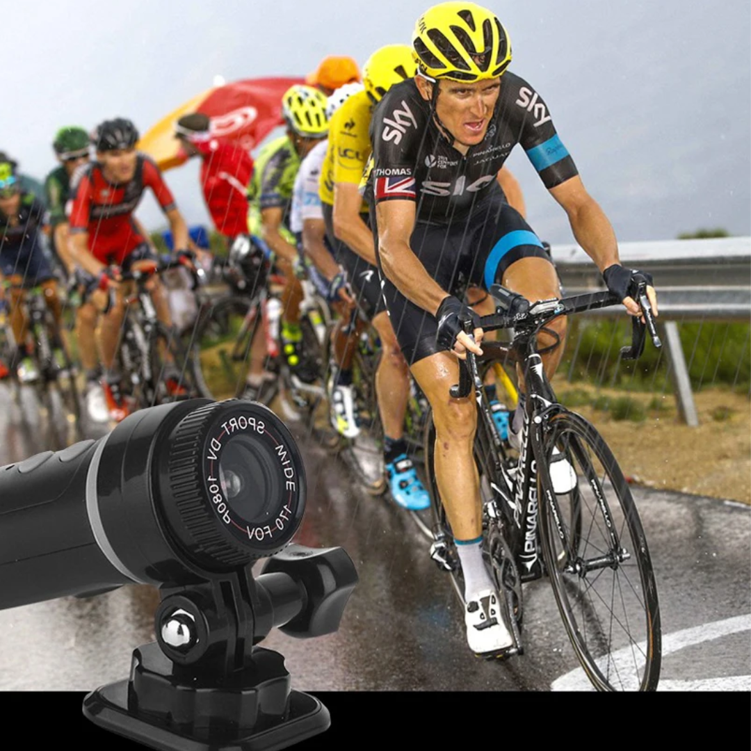 Caméra Moto 960P – Caméra Casque Étanche Grand Angle 170°, Enregistrement Boucle, WiFi – Image 2