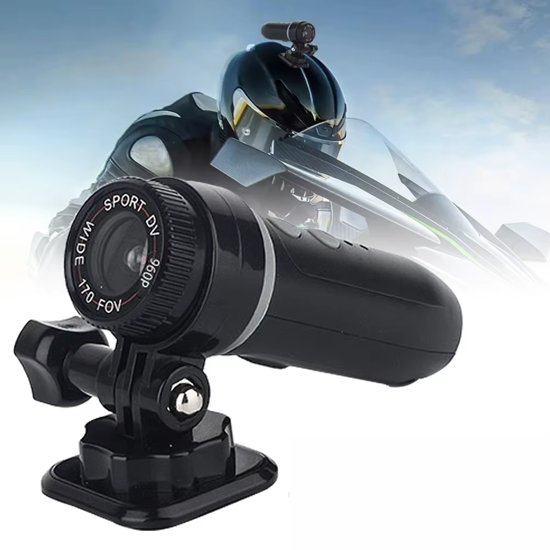 Caméra Moto 960P – Caméra Casque Étanche Grand Angle 170°, Enregistrement Boucle, WiFi – Image 4