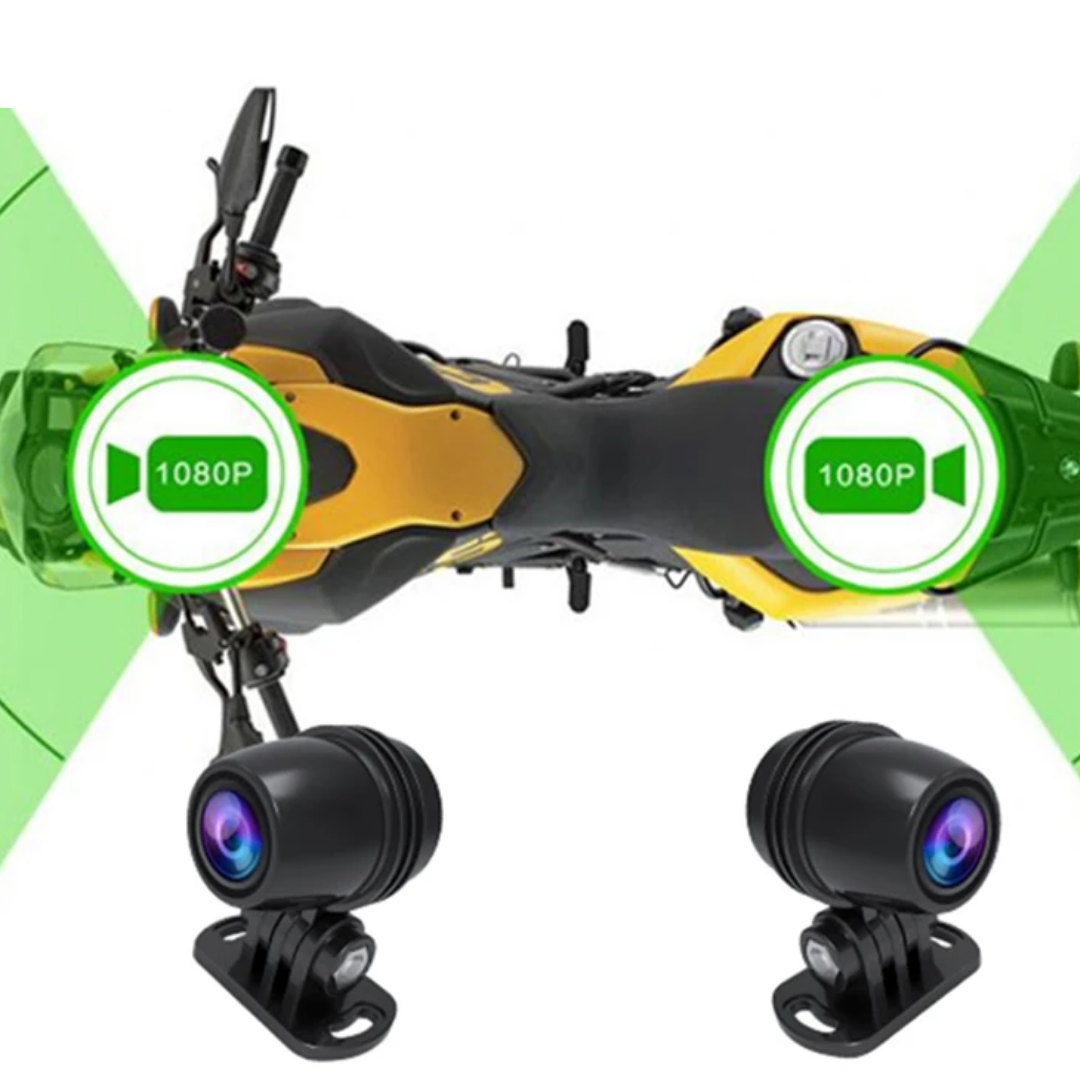Caméra Moto Double 1080P WiFi GPS – Étanche, Vision Nocturne, Boîte Noire Connectée – Image 5