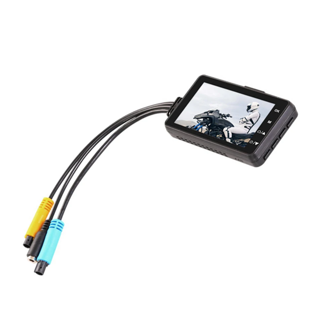 Caméra Moto KY-MT18 – Double Enregistreur Avant/Arrière, Dashcam Moto Étanche – Image 3