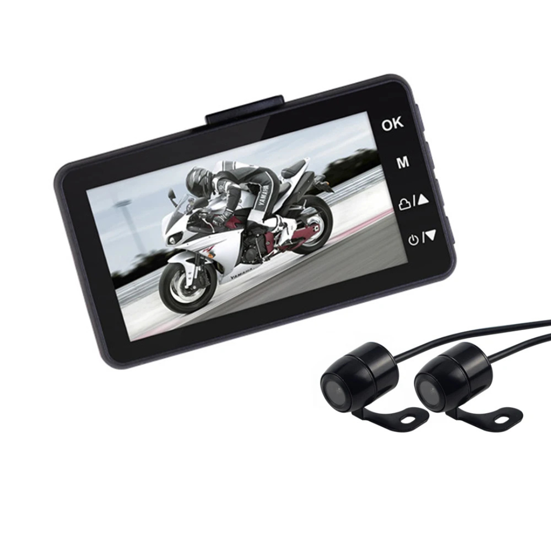 Caméra Moto KY-MT18 – Double Enregistreur Avant/Arrière, Dashcam Moto Étanche – Image 5