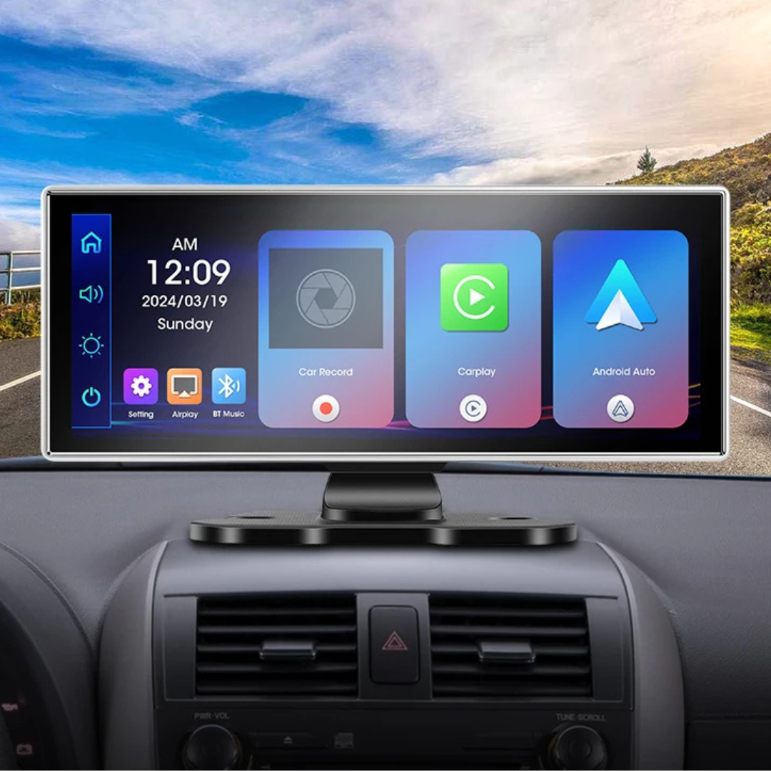 Dashcam 10”/11” CarPlay 4K – GPS, Android Auto, Enregistreur WiFi Dual Lens – Image 2