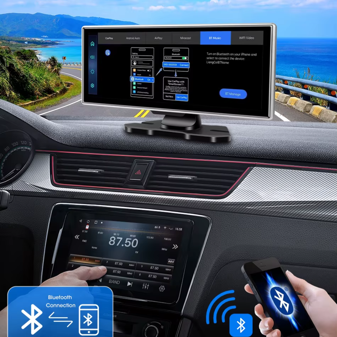 Dashcam 10”/11” CarPlay 4K – GPS, Android Auto, Enregistreur WiFi Dual Lens – Image 10