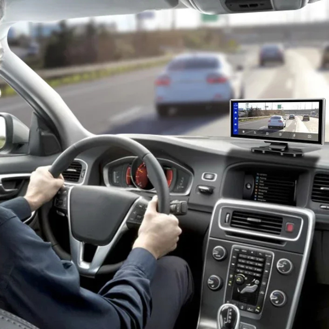 Dashcam 11” Rétroviseur 4K CarPlay – Écran Tactile Android Auto, Vision Nocturne, GPS – Image 3