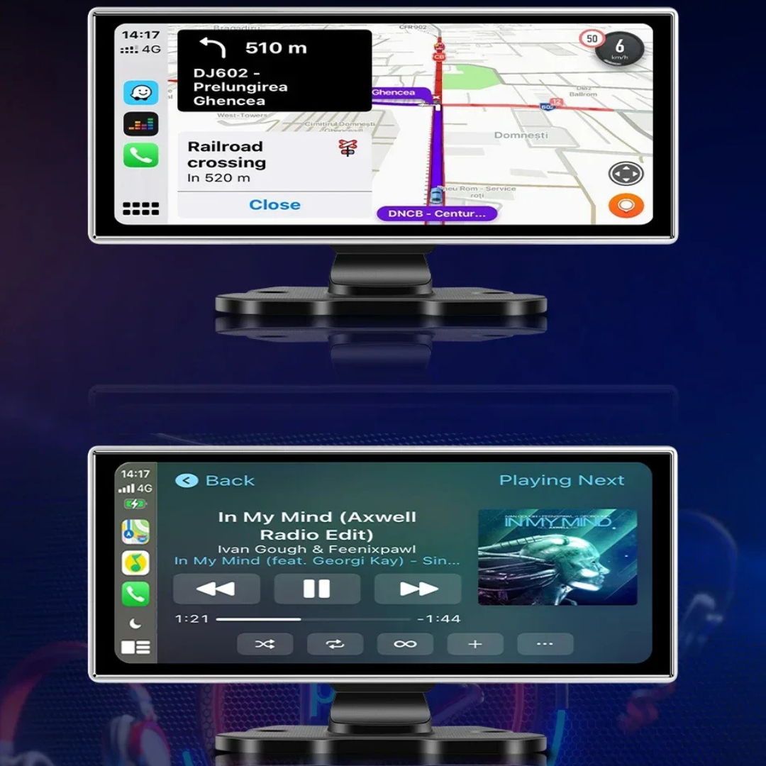 Dashcam 11” Rétroviseur 4K CarPlay – Écran Tactile Android Auto, Vision Nocturne, GPS – Image 6