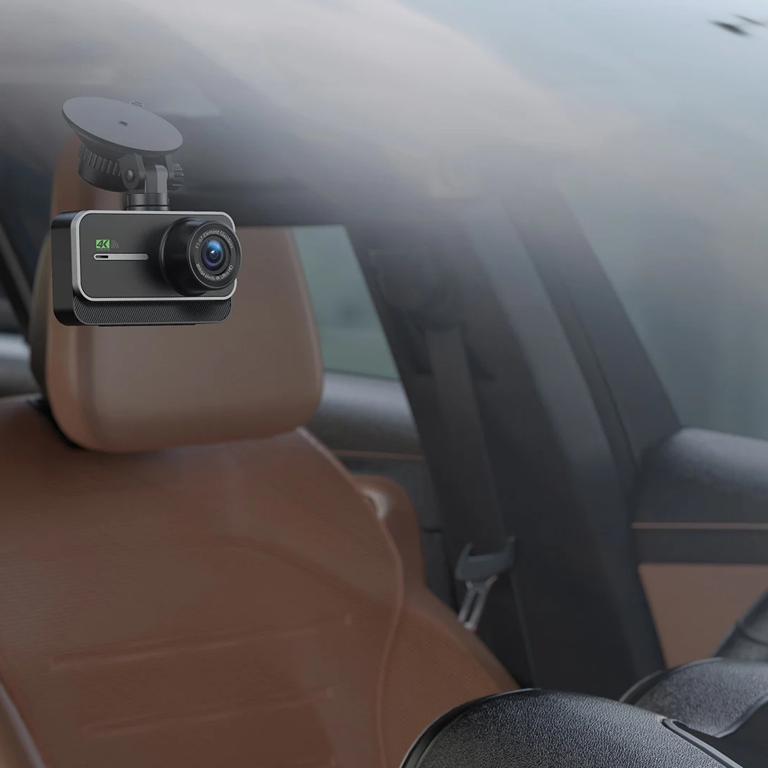 Dashcam 4K WiFi – Double Caméra Avant/Arrière, Mode Parking 24h, Enregistreur Sécurité Routière – Image 4