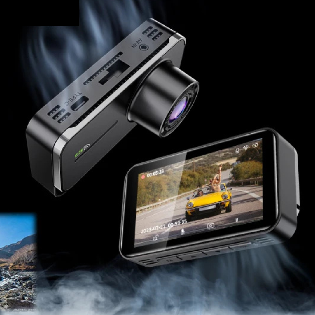 Dashcam 4K WiFi – Double Caméra Avant/Arrière, Mode Parking 24h, Enregistreur Sécurité Routière – Image 6