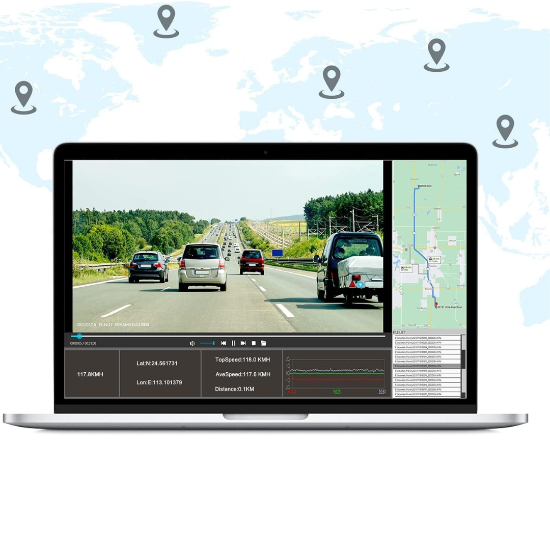 Dashcam 4K WiFi – Enregistreur de Conduite Multi-Appareils, Vision Nocturne, Connexion Smartphone – Image 6