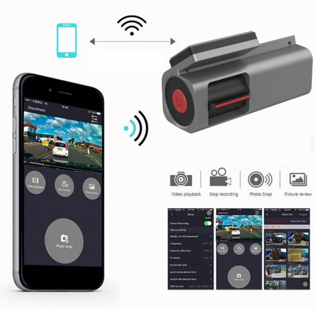 Dashcam Cachée 4K Sans Fil A380 – Design Discret, WiFi, Capteur G, Vision Nocturne – Image 6