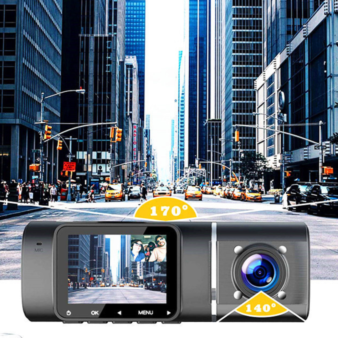 Dashcam Double Caméra Avant/Arrière – Vision Nocturne Infrarouge, Mode Parking, Ultra Grand Angle – Image 6