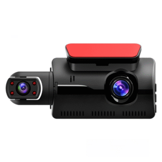 Dashcam Double Objectif 3” HD – Enregistreur Voiture Avant/Arrière, Vision Nocturne