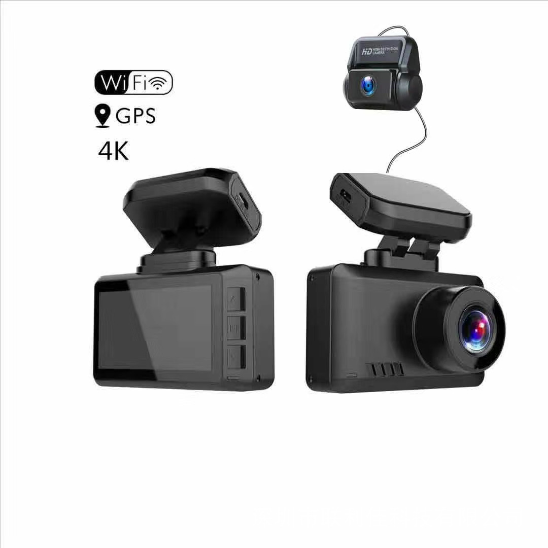 Dashcam T8 Double Enregistrement 4K – Grand Angle, Capteur G, Enregistrement en Boucle