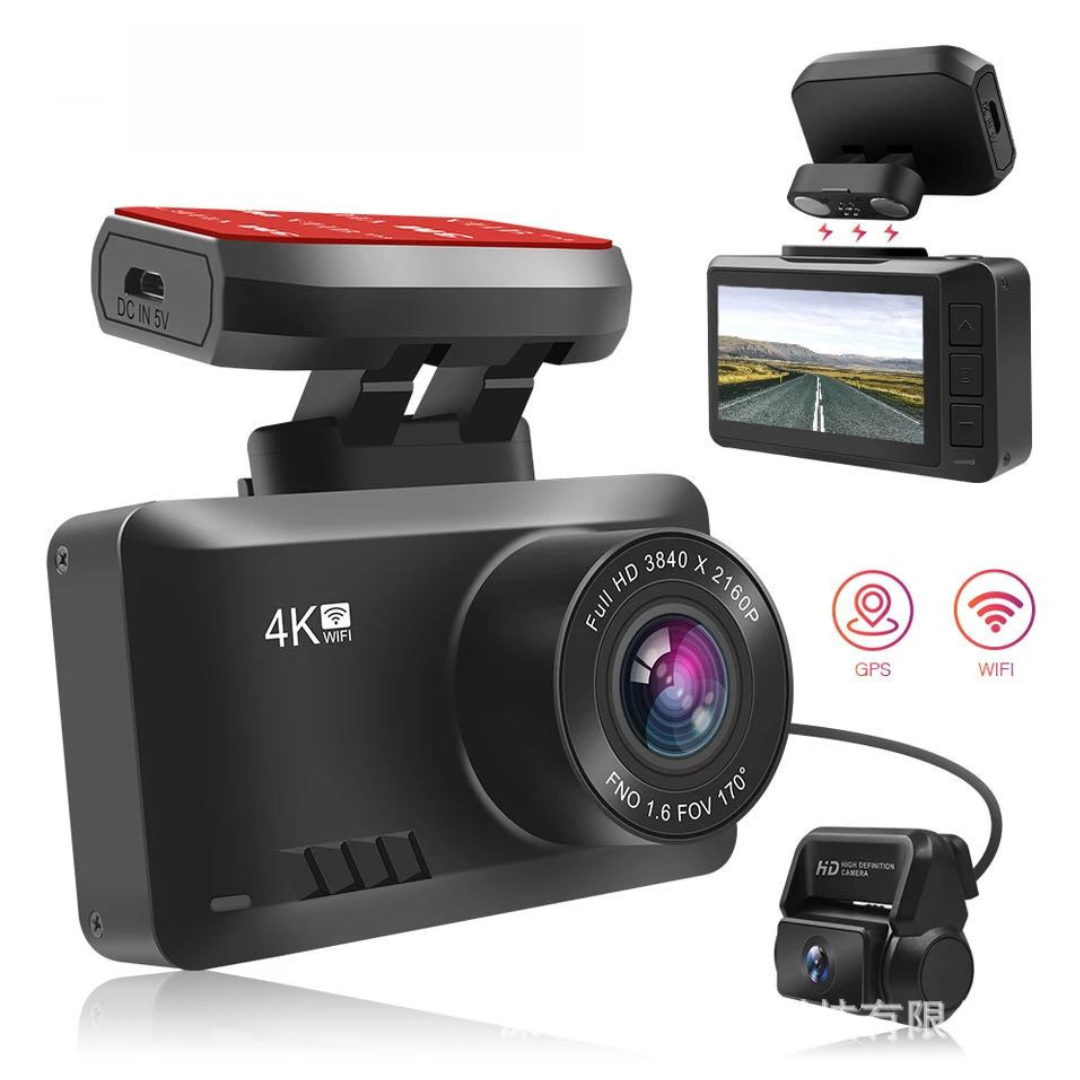 Dashcam T8 Double Enregistrement 4K – Grand Angle, Capteur G, Enregistrement en Boucle – Image 6