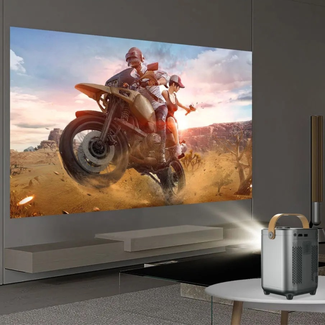 Projecteur HD Portable Tout-en-Un – Mini Vidéoprojecteur Maison WiFi 4K, Android Intégré – Image 8