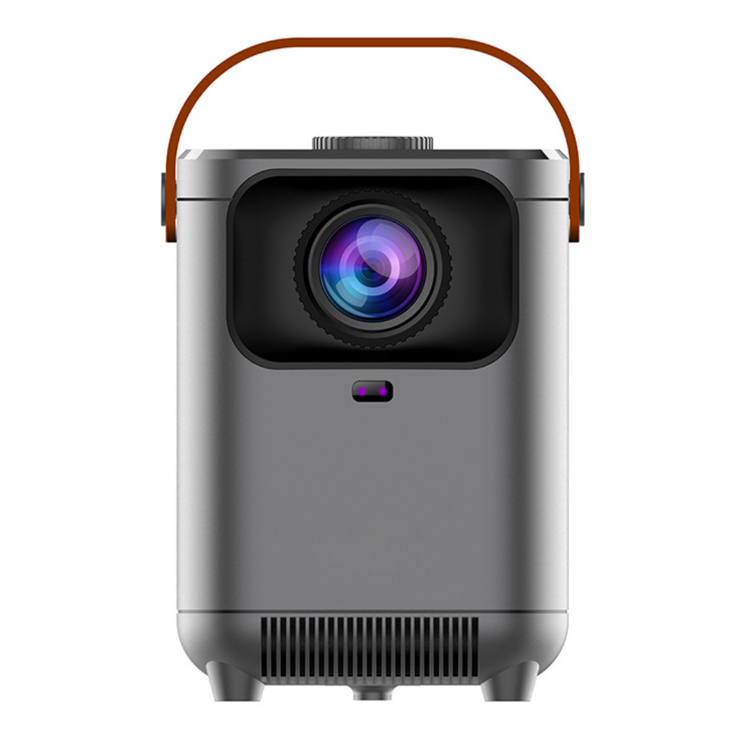 Projecteur HD Portable Tout-en-Un – Mini Vidéoprojecteur Maison WiFi 4K, Android Intégré